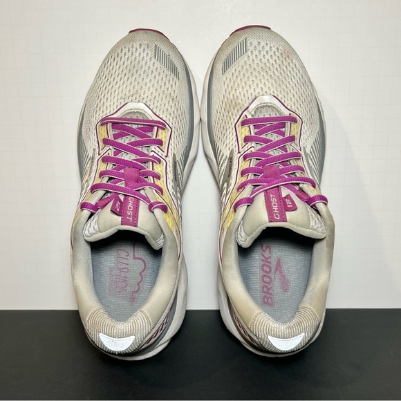 Womens BROOKS Ghost 12 Purple Running Shoes / Size 9 - Picture 7 of 9